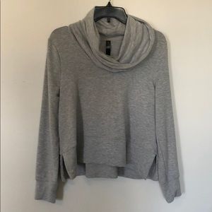 90 degree cowl neck top